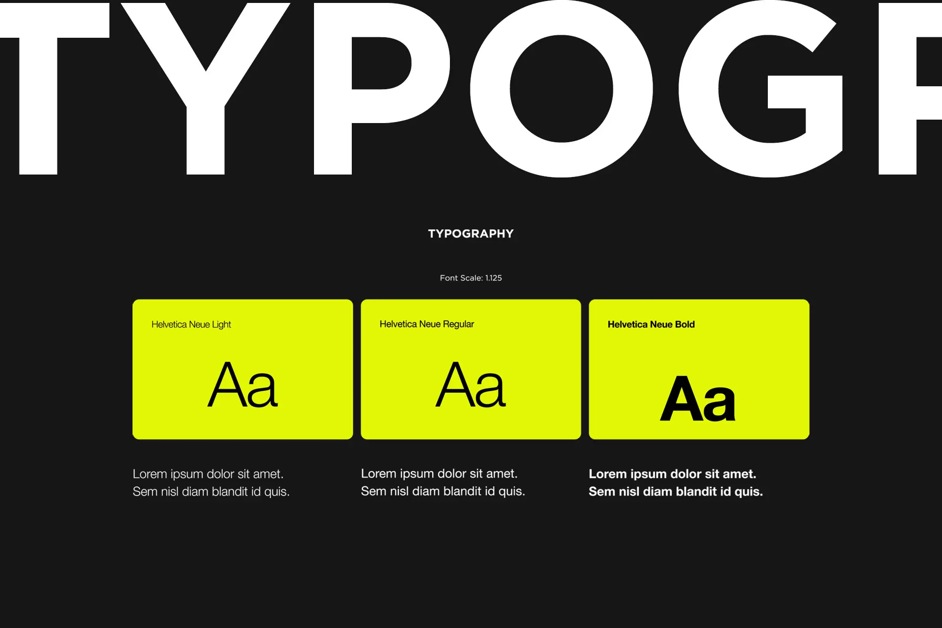 This image showcases different weights of the Helvetica Neue typeface, specifically featuring the Light, Regular, and Bold variants.
